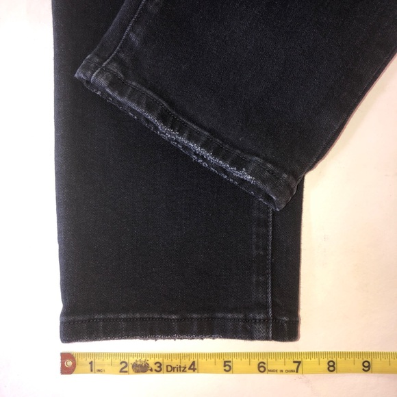 FLYING MONKEY Ankle Cropped/Capri-Length Black Jeans (29) - Picture 12 of 16